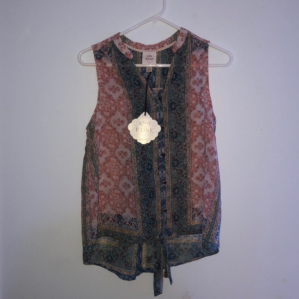Dress tank top